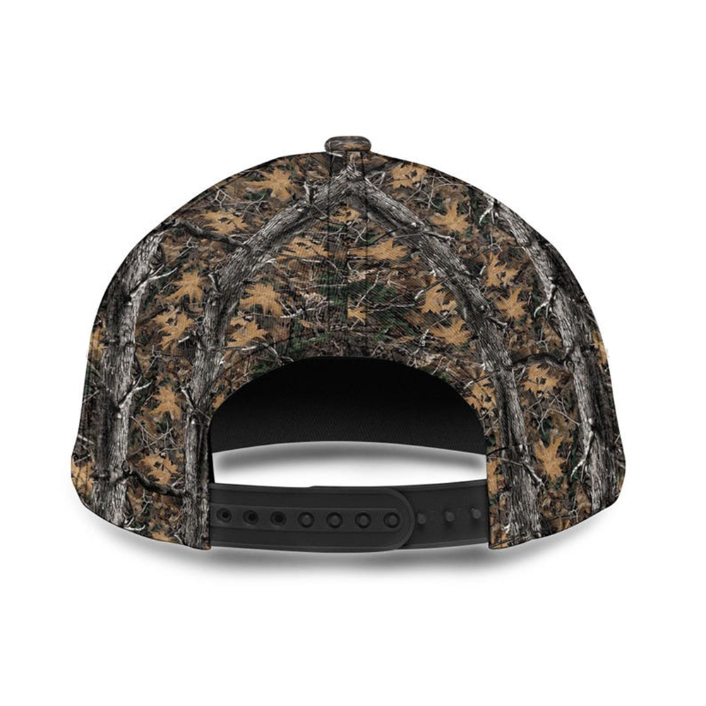 Custom Name Deer Hunting Cap – Personalized Camo Baseball Hat Gift for Hunters & Outdoor Men