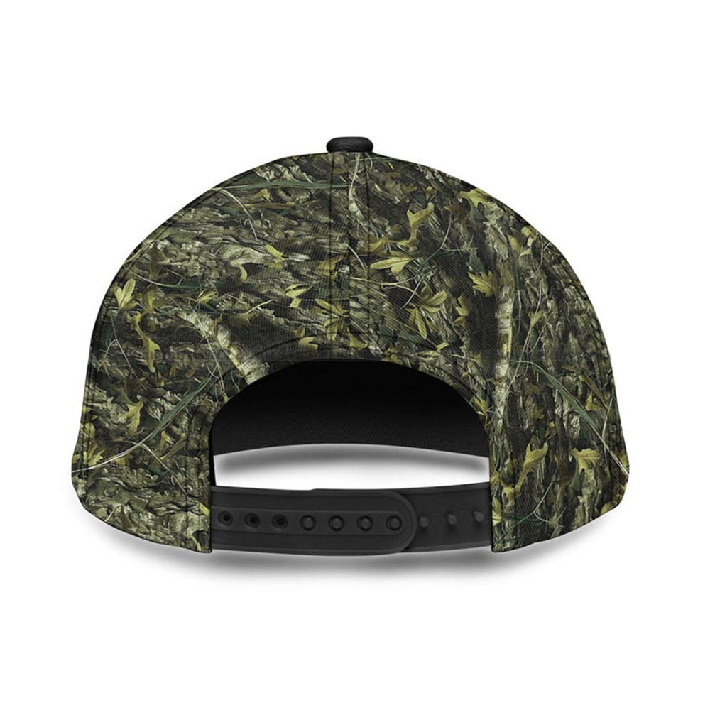 Personalized Deer Hunting Hat for Men – Custom Name Buck Camo Cap, Hunter Gift for Dad